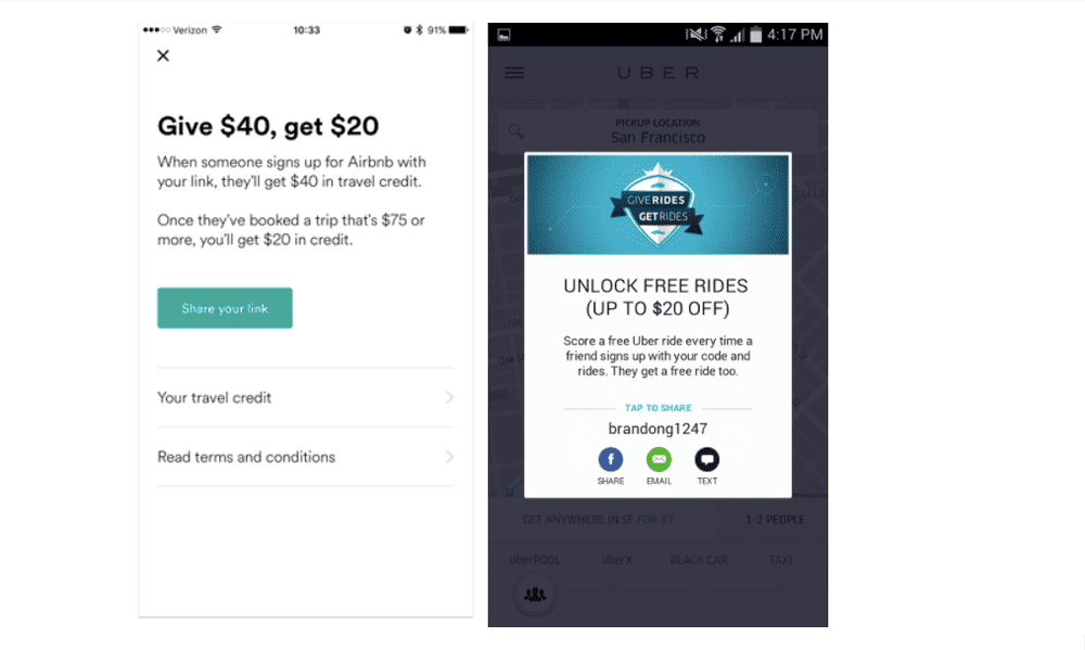 Airbnb-Uber-Referrals