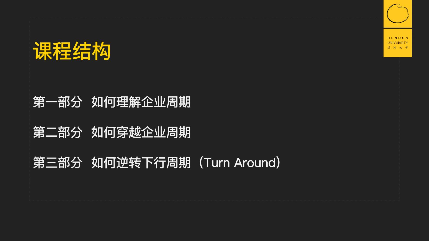 復(fù)旦國際董事長郭廣昌混沌大學(xué)課件：穿越企業(yè)周期，重啟增長引擎