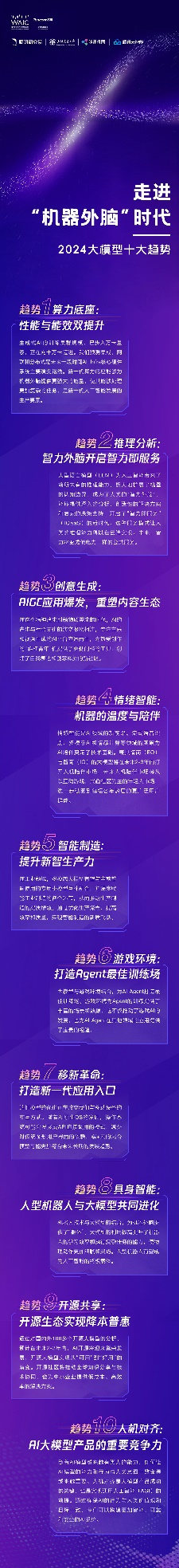 2024WAIC：騰訊研究院發(fā)布大模型十大趨勢，走向“機(jī)器外腦”時(shí)代